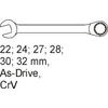 Kép 2/2 - YATO Csillag-villás kulcs készlet 6 részes 22-32 mm (fiókbetét)