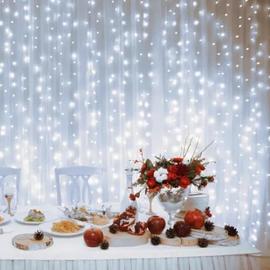Home DLF 210/WH Led-es fényfüggöny, 2x1 m / 210 led, sorolható, hidegfehér