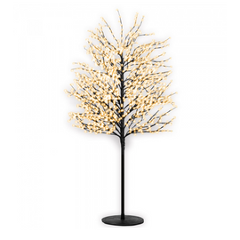 Home DD57832 Led-es fa, 150cm, 580 led, gömb dekor, melegfehér, 230v~