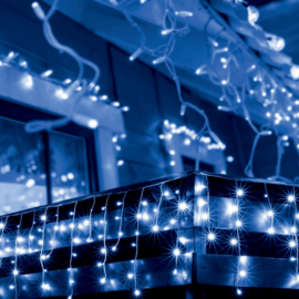 Home KKF 308/BL Led-es fényfüggöny, 300 db kék led