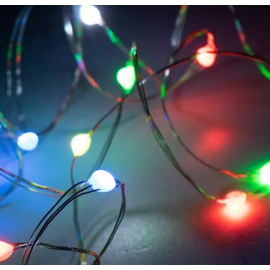 Home ML 112 RGB Micro led-es fényfüzér, rgb, 100 led, 12 prg