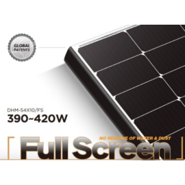DAH Solar DHM-54X10/FS 410W Full Screen with black frame Mono 410W