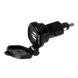 Lampa DIN-Tech 2 - USB Töltőfej DIN-steckerbe - 3000mA - 12/32V
