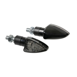 Lampa "Arrow" LED motorkerékpáros index párban - Fekete