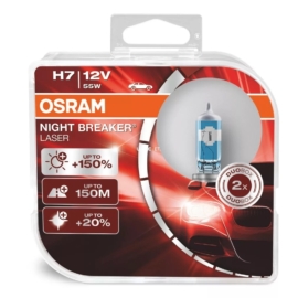 OSRAM Night Breaker Laser Next Gen. +150% izzó pár - H7 - 55W - 12V