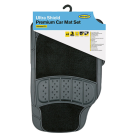 Ring Ultra Shield 5000 - PVC + Textil Autószőnyeg Szett - Fekete
