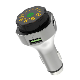 AP06 Bluetooth FM Transzmitter - USB töltővel és Ablaktörőkalapács Funkcióval