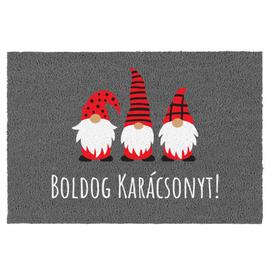 Lábtörlő manókkal, Boldog Karácsonyt