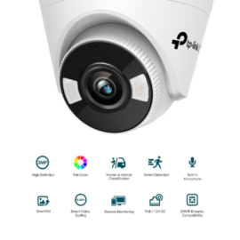 TP-LINK VIGI C430(2.8mm) 3MP Full-Color Turret Network Camera