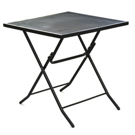 ROJAPLAST ZWMT-70F fém kerti összecsukható asztal - fekete