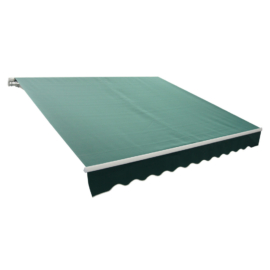 ROJAPLAST P4501 falra szerelhető napellenző - zöld - 3,95 x 2,5 m