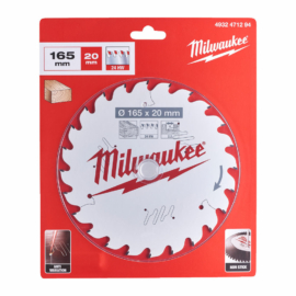 Milwaukee Körfűrészlap hordozható gépekhez (Fához) 165x20x2.2x24 ATB - 1 db