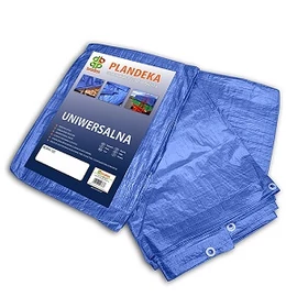 Ponyva, kék 5x6 m, 60gr/nm (A névleges mérettől a valós méreteltérés akár 5% is