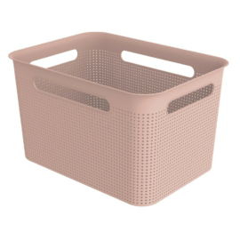 ROTHO Brisen műanyag tároló doboz 16 L - rózsaszín