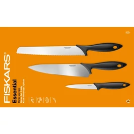 Fiskars Essential 3 db-os kezdő késkészlet új