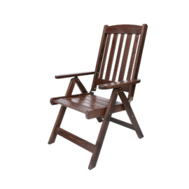 ROJAPLAST Aneta fenyőfából készült lakkozott, összecsukható kerti szék