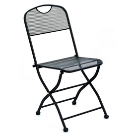 ROJAPLAST Zwmc-45 fém kerti összecsukható szék - fekete