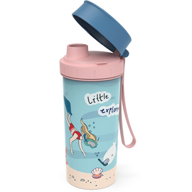 ROTHO "Little explorer" műanyag ivóplack gyerekeknek 0,4 L - rózsaszín