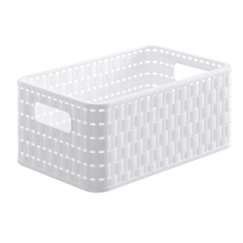 ROTHO Country műanyag tároló doboz, A5/6L, fehér