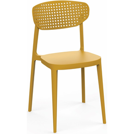 Rojaplast Aire műanyag kerti szék - mustársárga