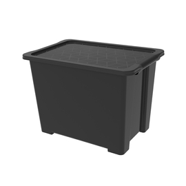 ROTHO Evo easy műanyag tároló doboz, 65 L - fekete