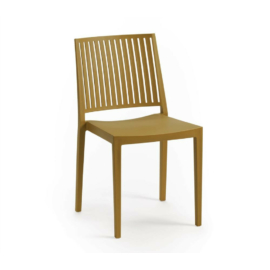 ROJAPLAST Bars műanyag kerti szék, barna