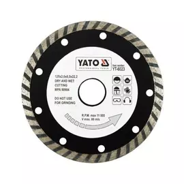 YATO Gyémánt vágótárcsa 125 mm turbo