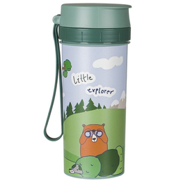 ROTHO "Little explorer" műanyag ivóplack gyerekeknek 0,4 L - zöld