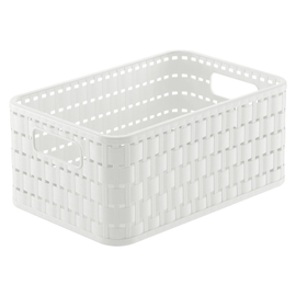 ROTHO Country műanyag tároló doboz, A6/ 4 L, fehér