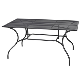 ROJAPLAST Zwmt-83 fém kerti asztal - fekete