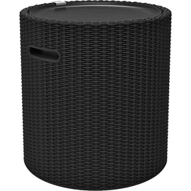 Keter cool stool egy dohányzóasztal tároló funkcióval - grafit
