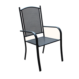 ROJAPLAST Zwmc-037 fém kerti szék - fekete