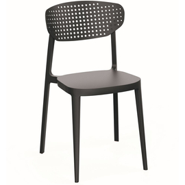 Rojaplast Aire műanyag kerti szék - antracit