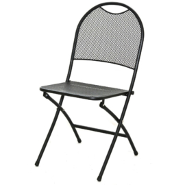 ROJAPLAST ZWMC-44 fém kerti összecsukható szék - fekete