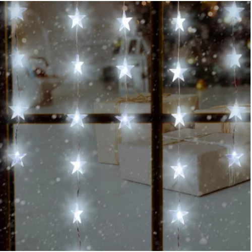 Home KAF 50L Led-es csillag fényfüggöny, hidegfehér