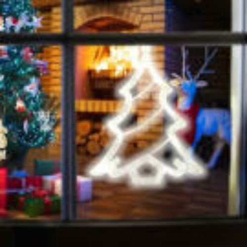 Home KID 412 Led-es ablakdísz, karácsonyfa
