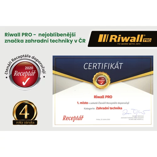 Riwall PRO RAB 240 - 40V Li-Ion akkumulátor 2Ah 2