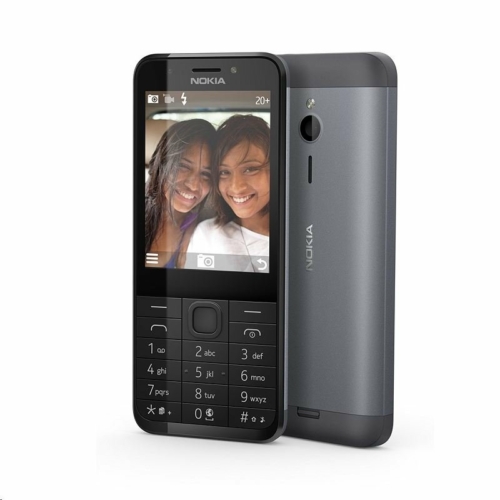 Nokia 230 Dual SIM Dark Silver mobiltelefon fekete-ezüst (A00026952)