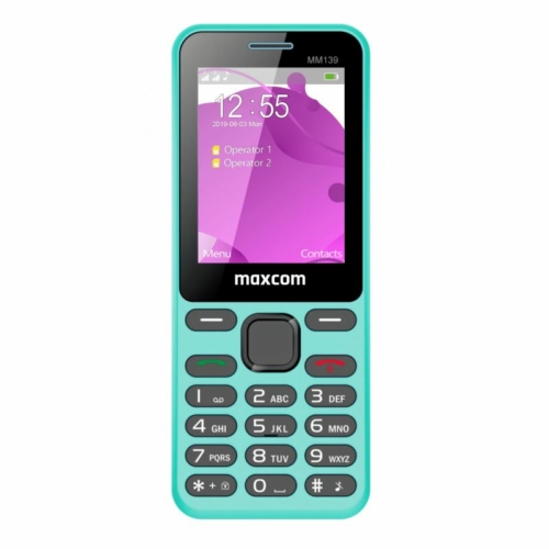 Maxcom MM139NIEB Dual-Sim mobiltelefon kék