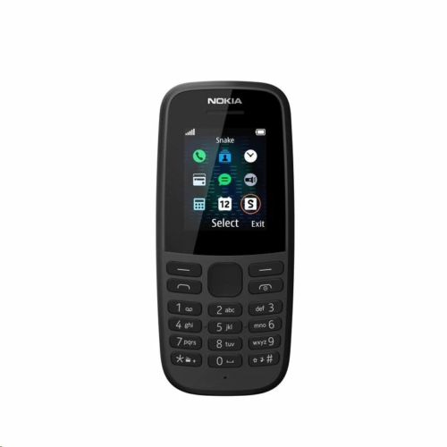 Nokia 105 (2019) mobiltelefon fekete + Domino Quick alapcsomag