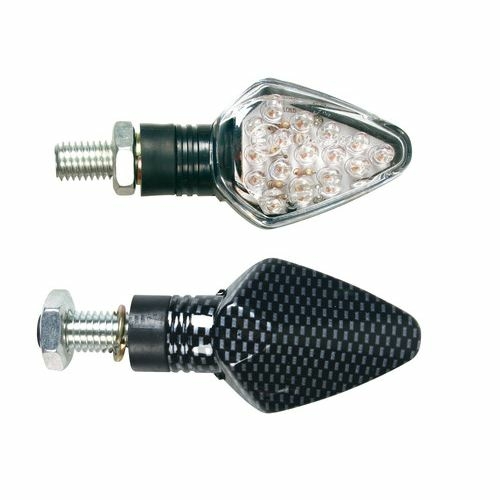 Lampa "Penta" LED motorkerékpáros index párban - Karbon