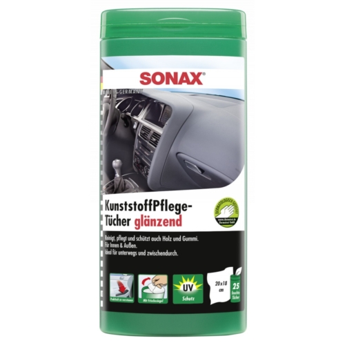 SONAX Műanyagápoló Kendő - Dobozos - 25db-os