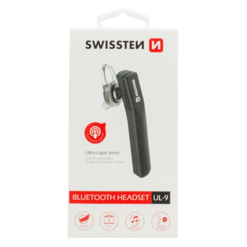 SWISSTEN UL-9 Ultrakönnyű Bluetooth Headset - BT4.1