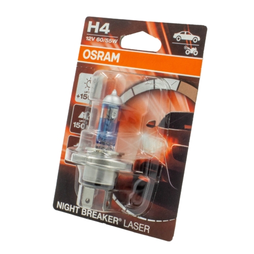 OSRAM Night Breaker Laser Next Gen. +150% izzó - H4 - 60/55W - 12V