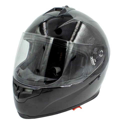 SHIDO Integral FF007 Motorkerékpáros Bukósisak - Dual Visor - Fekete - L