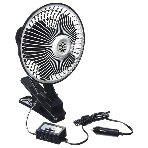 VENTILÁTOR 12V 15CM CSIPTETŐS