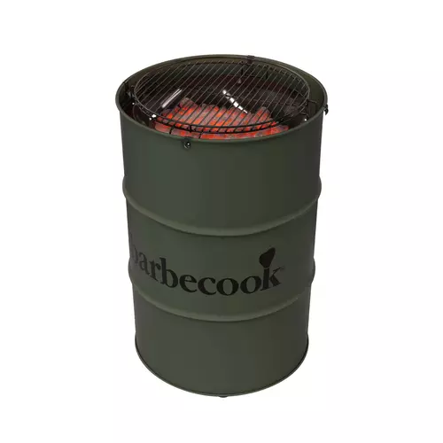 Barbecook BC-CHA-1022 Edson faszenes grillhordó, zöld, 47,5cm átmérő