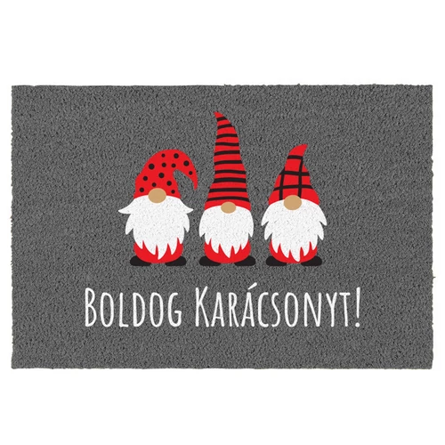 Lábtörlő manókkal, Boldog Karácsonyt