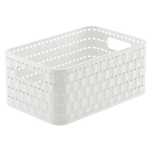 ROTHO Country műanyag tároló doboz, A6/ 4 L, fehér