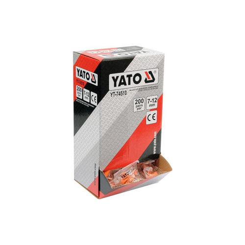 YATO Füldugó 7-12 mm (200 pár/doboz)